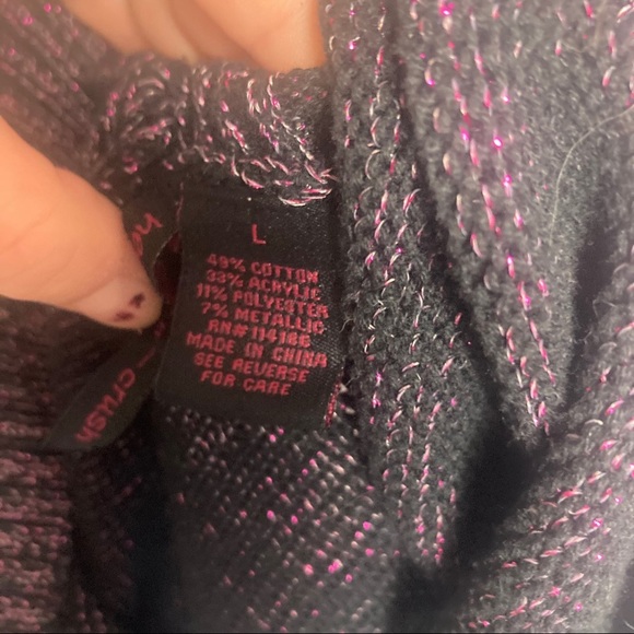 Metallic purple sweater - Picture 4 of 6